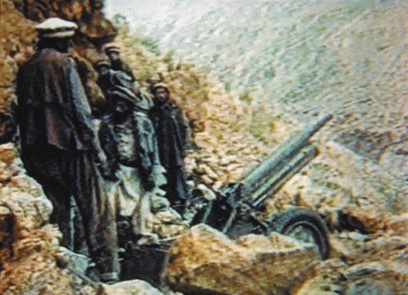 Оружие афганских душманов. Артиллерийские орудия и миномёты оружие