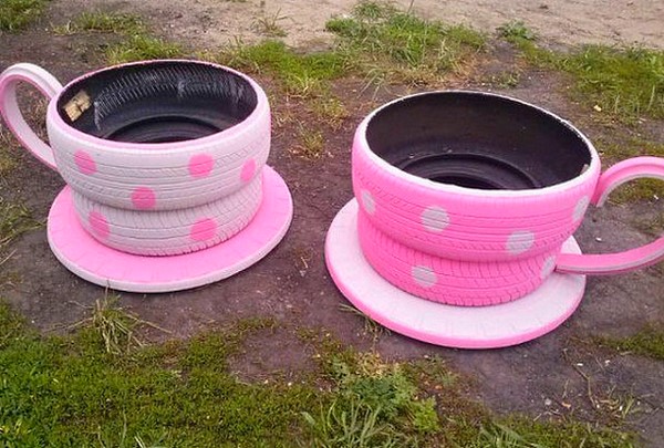 Как сделать клумбу из шин своими руками Как сделать клумбу из шин своими руками идеи