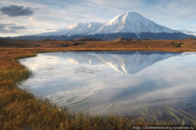 Завораживающие виды Ключевской сопки Камчатка,Ключевская сопка