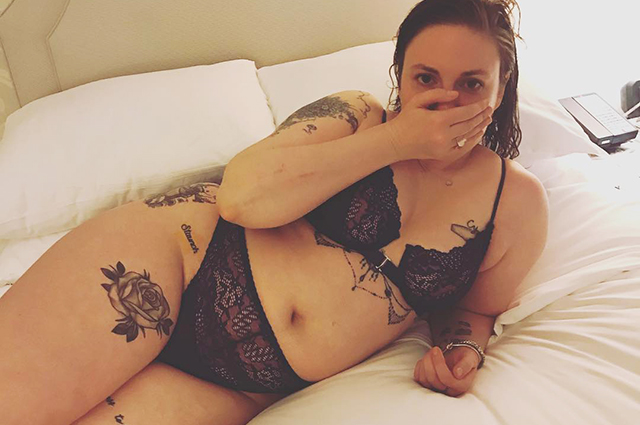 Лена Данэм сфотографировалась в кружевном белье и объяснила, как смогла принять и полюбить себя Экстерьер