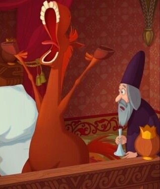 Кадр из мультфильма "Три богатыря" 