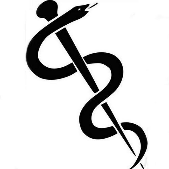 Символ «Посох Асклепия».