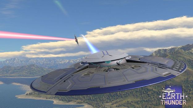 В War Thunder добавили инопланетные корабли и дают на них полетать Action,War Thunder,Игры