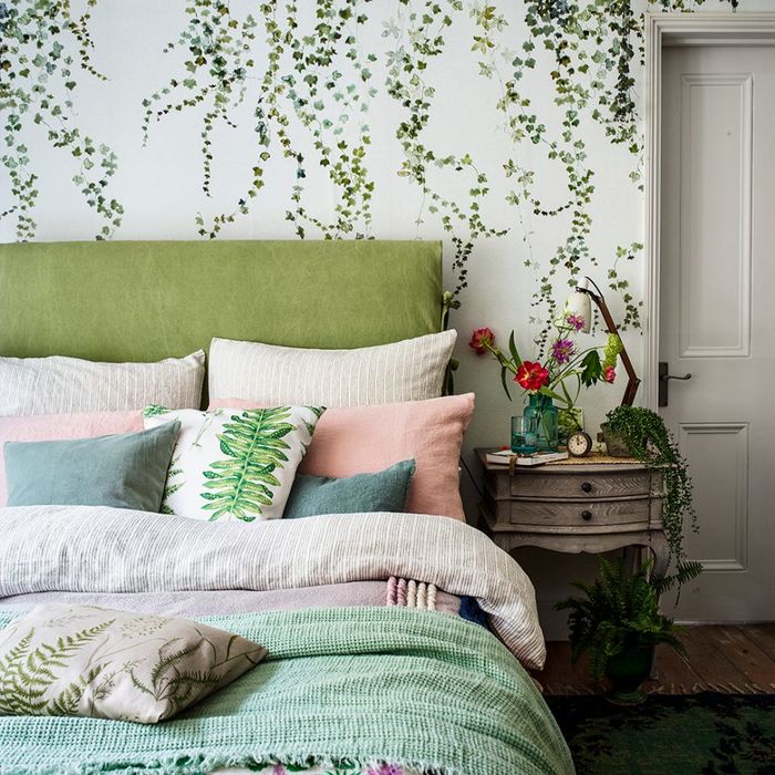 Зеленый – идеальный цвет для спальни: 7 элегантных примеров зеленый цвет