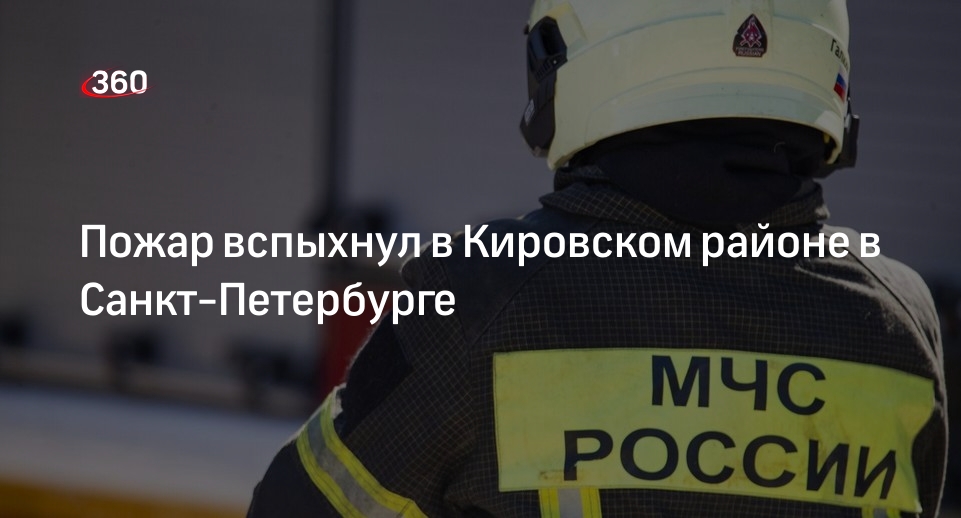 МЧС: в Петербурге загорелись паллеты в Кировском районе