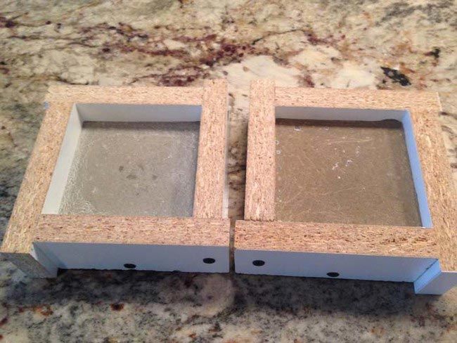 журнальный столик из бетона, бетонный журнальный столик, как сделать мебель из бетона