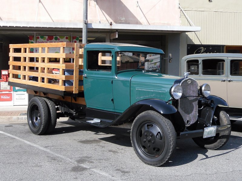 Ford AA (1931) - брат-близнец нашего ГАЗ-АА ford, американские грузовики, грузовик