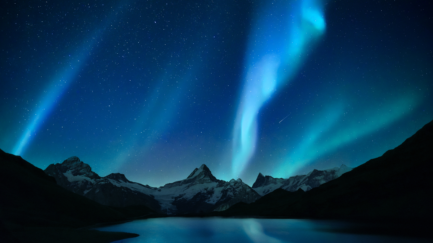 Синий и фиолетовый