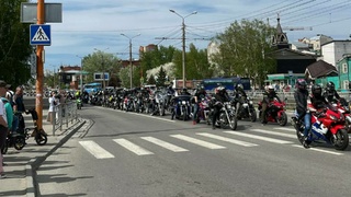 Мотоциклисты в Барнауле / Фото: 