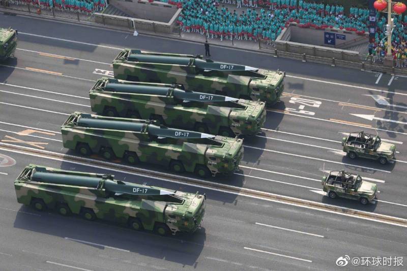 Гиперзвуковой ракетный комплекс DF-17 и его потенциал оружие