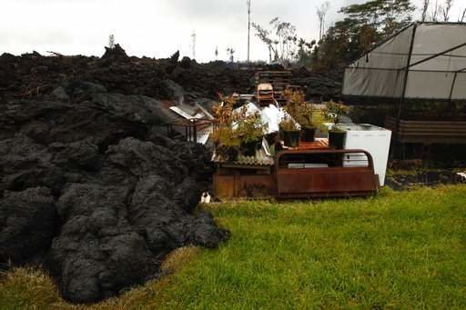 Многие жилища погребены под потоками лавы Kilauea, hawaii, ynews, гавайи, извержение вулкана, стихия