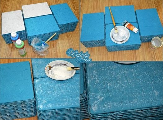 Плетенная корзинка из газетных трубочек Плетенная корзинка из газетных трубочек поделки,самоделки,своими руками,сделай сам,творчество