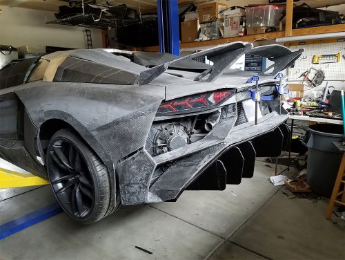 Собственный Lamborghini, построенный с помощью 3D-принтера автомобили,новости,проекты