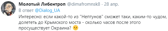 Россияне в Сети объяснили бессмысленность украинского "уничтожителя Крымского моста"