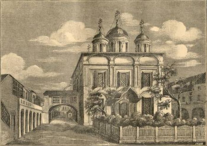 Вознесенский монастырь Московского Кремля. Разрушен в 1929 г.