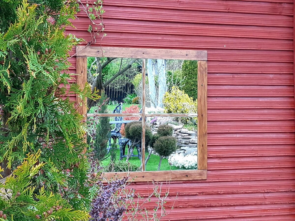 Зеркала в саду: как сделать красивую обманку своими руками декор,для дома и дачи,мастер-класс,своими руками