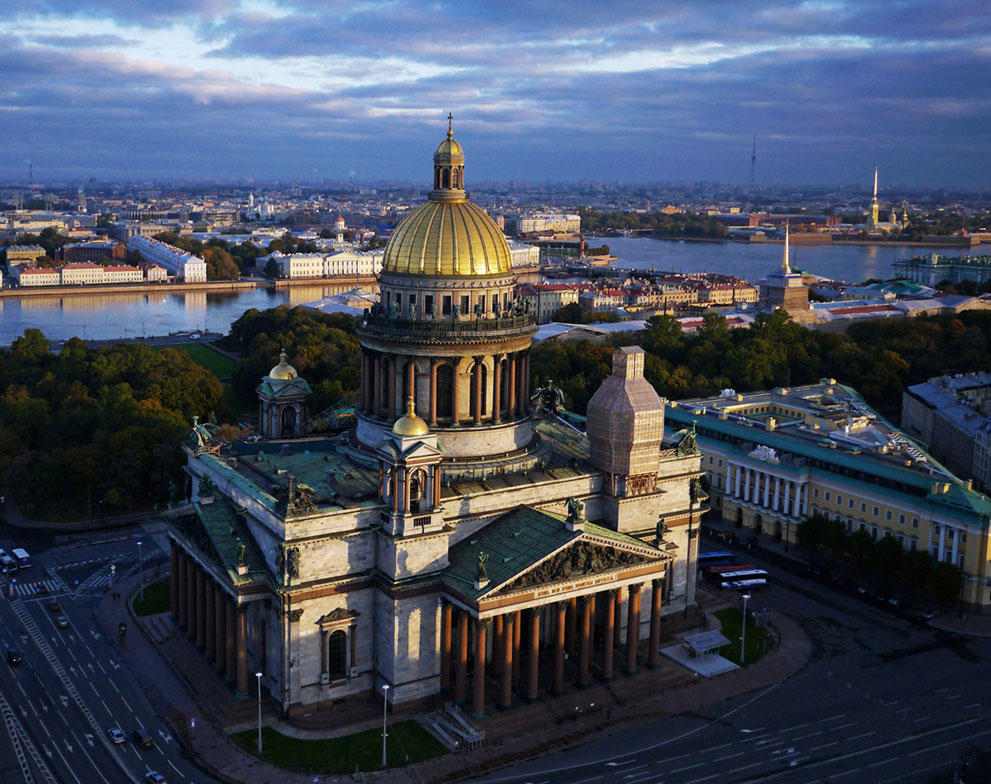 Санкт-Петербург — вид сверху