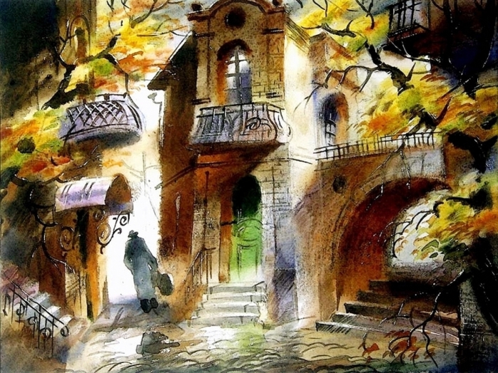 «Капризные» акварели с вихрем эмоций, на которых становятся добрыми даже корабли и кошки «Капризные» акварели с вихрем эмоций, на которых становятся добрыми даже корабли и кошки