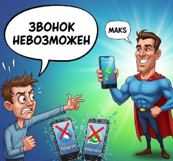частично свободны ограничения на звонки в мессенджерах подталкивают к переходу в макс