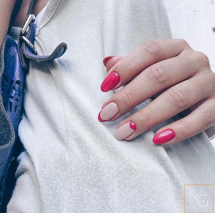 розовый френч фото 14