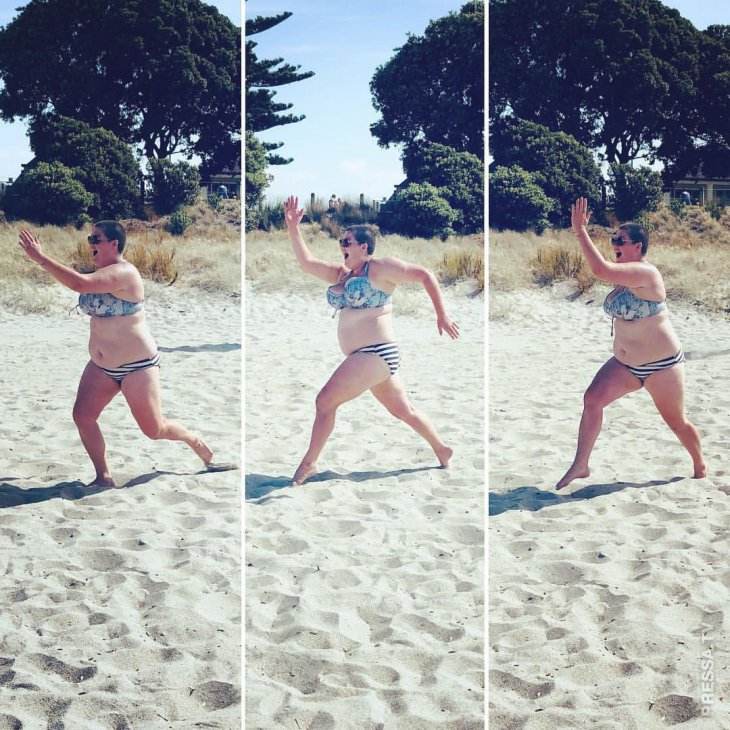 Мужчины высмеяли женщину за то, что она носит бикини, но она не растерялась... 