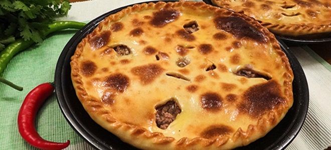 Мясной пирог – рецепт открытого, мексиканского, татарского, заливного и осетинского Мясной пирог – рецепт открытого, мексиканского, татарского, заливного и осетинского выпечка,кулинария,рецепты