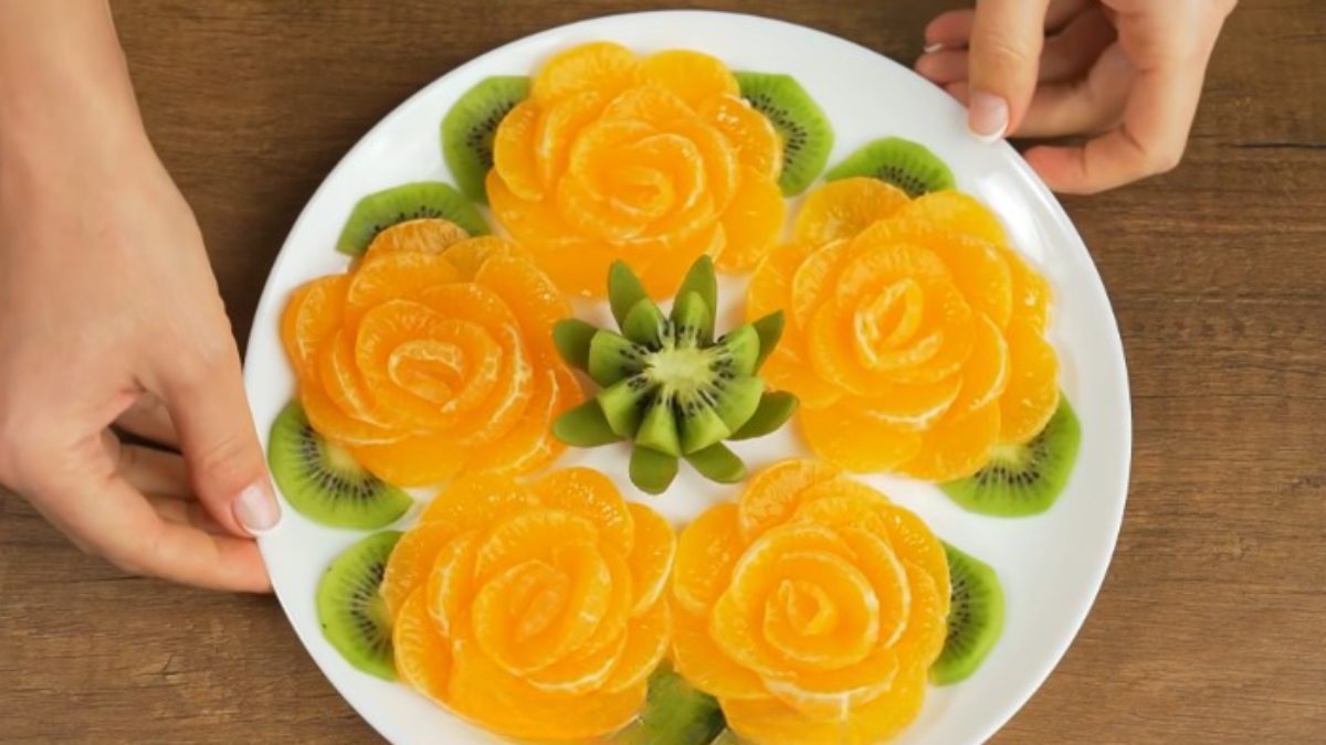 Фруктовая тарелка с цитрусовыми: 5 идей для красивой подачи десерты,кулинария