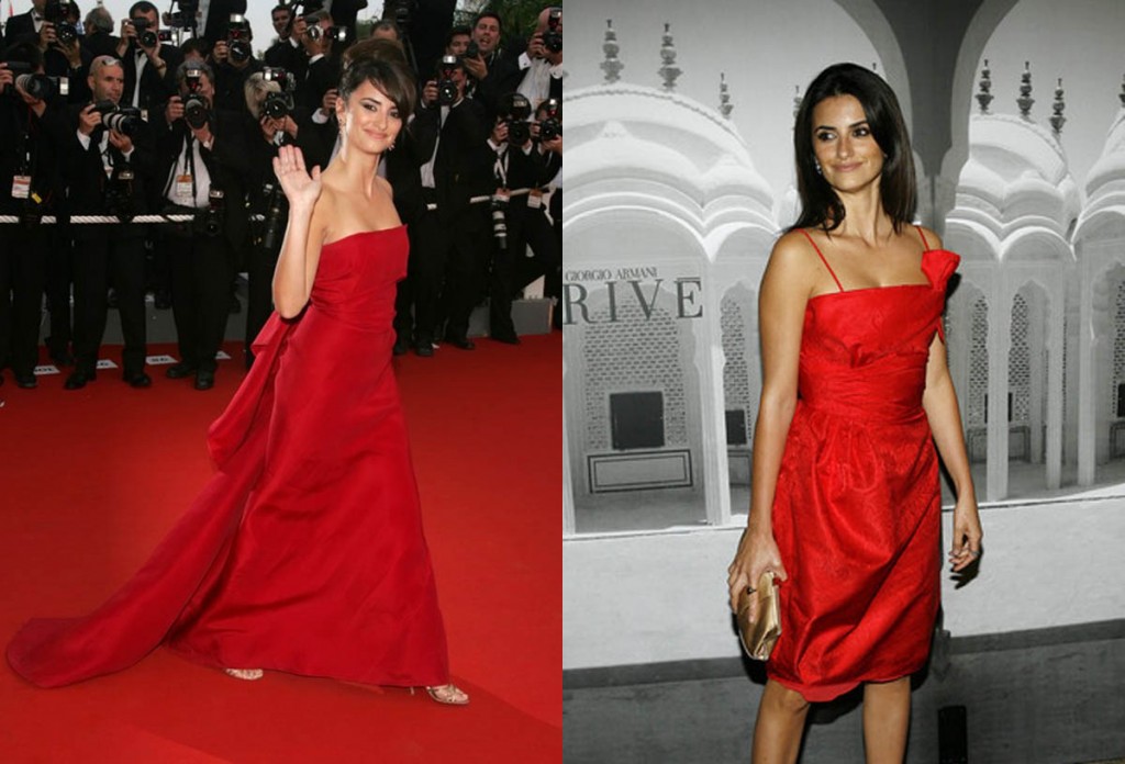 Penelope Cruz red dress