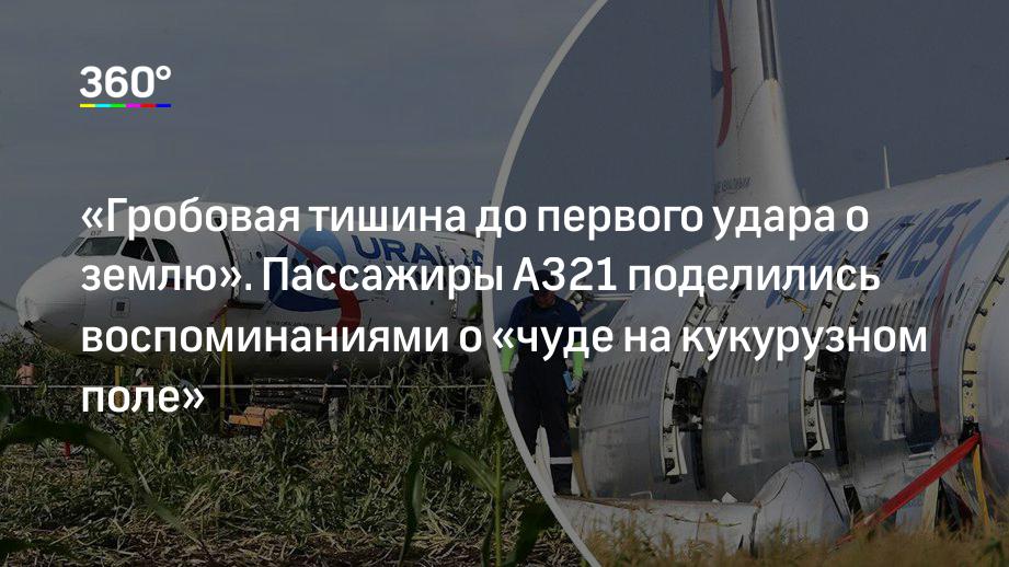 «Гробовая тишина до первого удара о землю». Пассажиры А321 поделились воспоминаниями о «чуде на кукурузном поле»