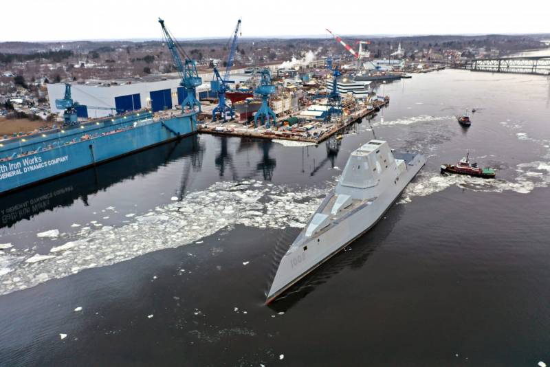 В США завершили строительство последнего эсминца типа Zumwalt снарядов, вооружения, Американские, установки, минимум, Ingalls, Shipbuilding, эсминца, корабль, военным, нужно, Northrop, Grumman, серии, состав, полностью, корпорации, принадлежит, полной, системы