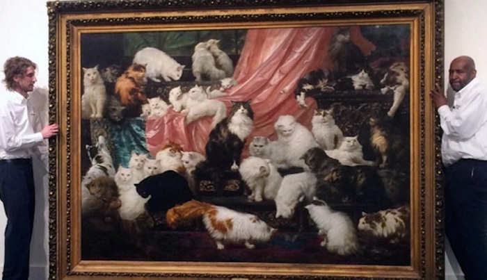 Топ-6 самых дорогих картин с кошками