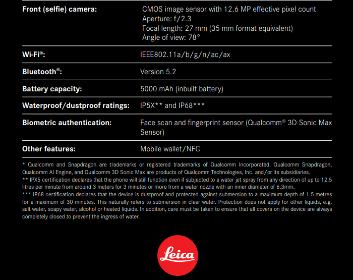 LEITZ PHONE 1. Первый смартфон Leica - это следующий шаг на пути к технологиям будущего