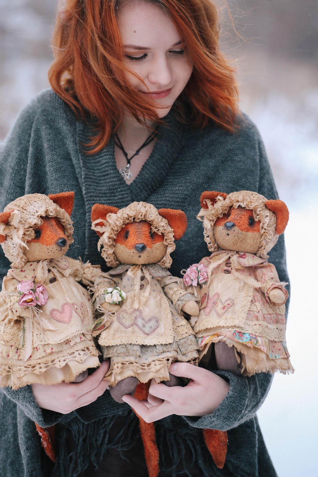 Очаровательные зверюшки от Светланы Безовчук вдохновляемся,игрушки,творчество