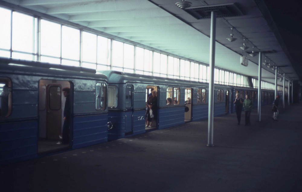 1982 год. Станция метро Ленинский горы.