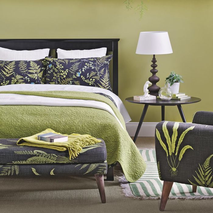 Зеленый – идеальный цвет для спальни: 7 элегантных примеров зеленый цвет
