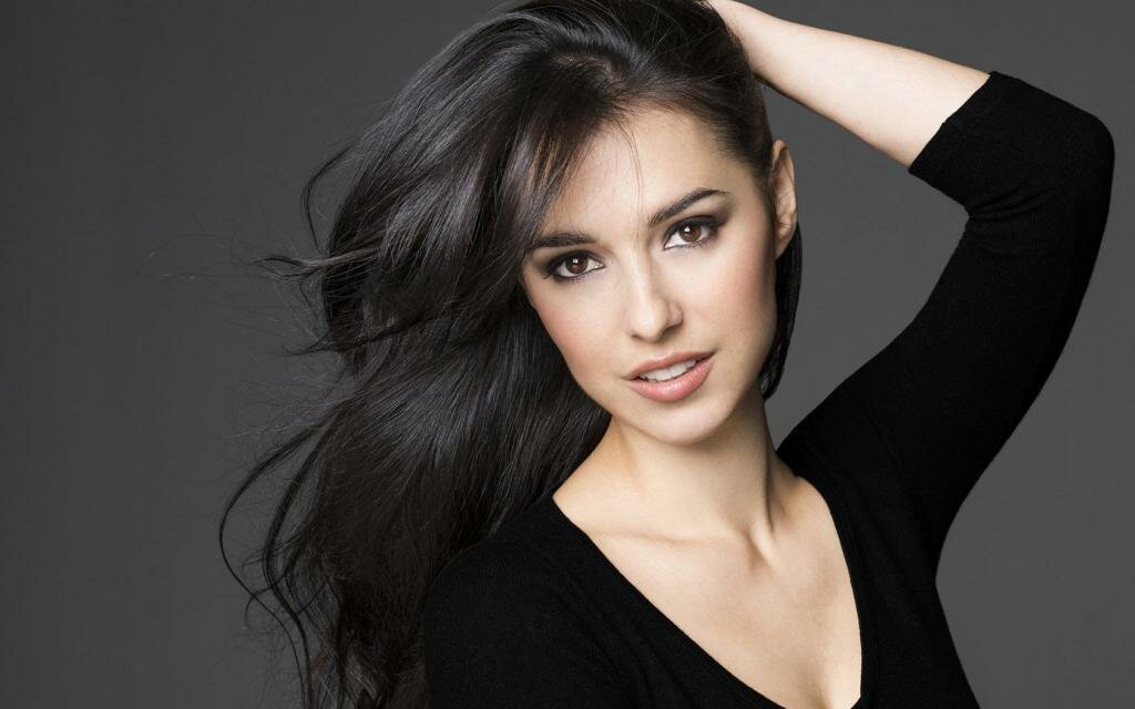 Black haired beauty