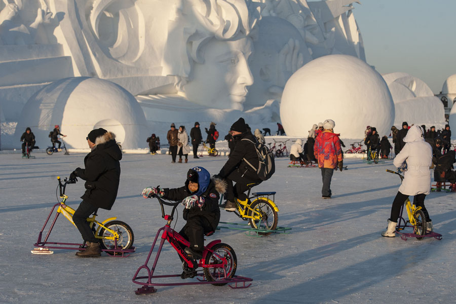 Фоторепортаж с  Харбинского фестиваля льда и снега 2019 года Дальние дали