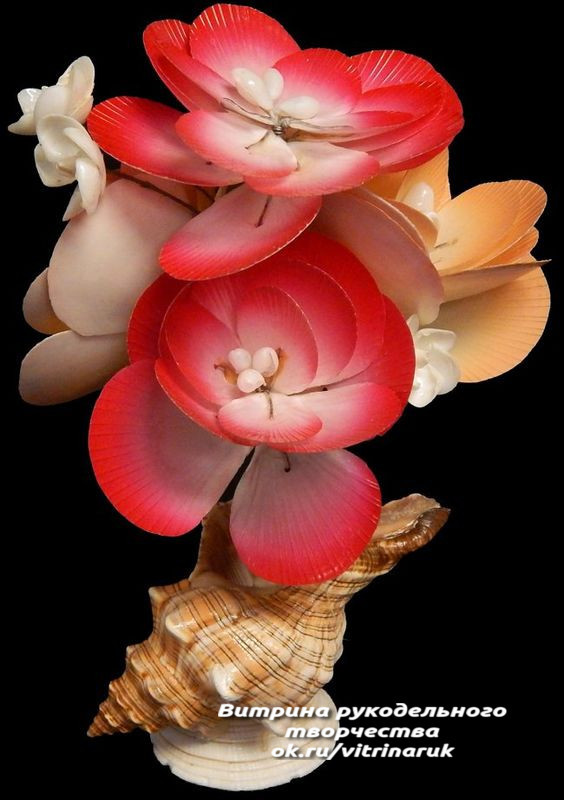 Очередная порция красоты из ракушек. Можно смотреть часами на такое творчество! handmake,поделки своими руками,разное