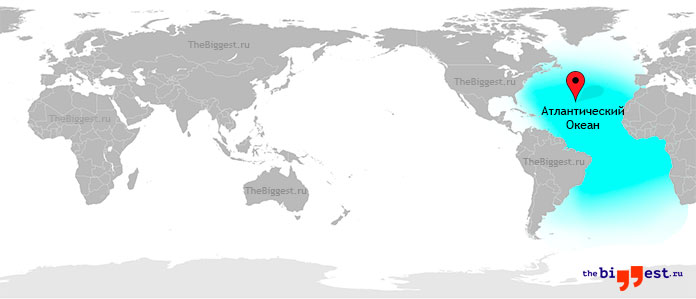 Самые глубокие моря и океаны: Атлантический океан