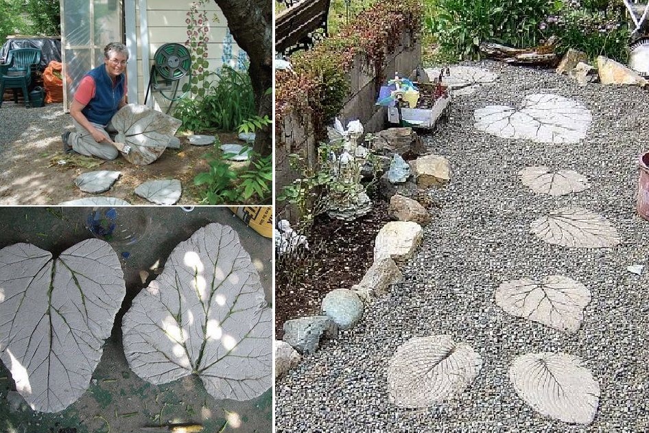Делаю листья из бетона и украшаю сад: поделкам удивляются все гости для дома и дачи,ландшафтный дизайн