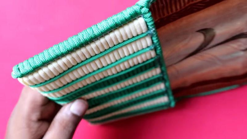 Шнур + пластиковая канва = симпатичная вещица в технике макраме Шнур + пластиковая канва = симпатичная вещица в технике макраме рукоделие