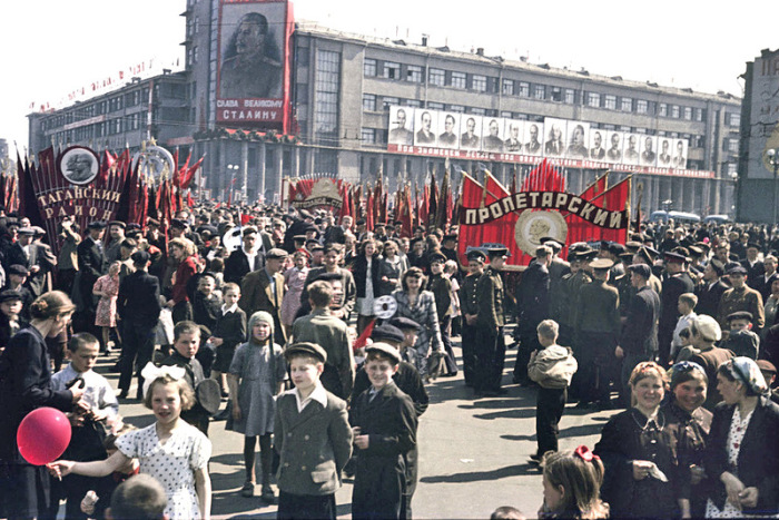 1 мая. Москва. 1952 год.