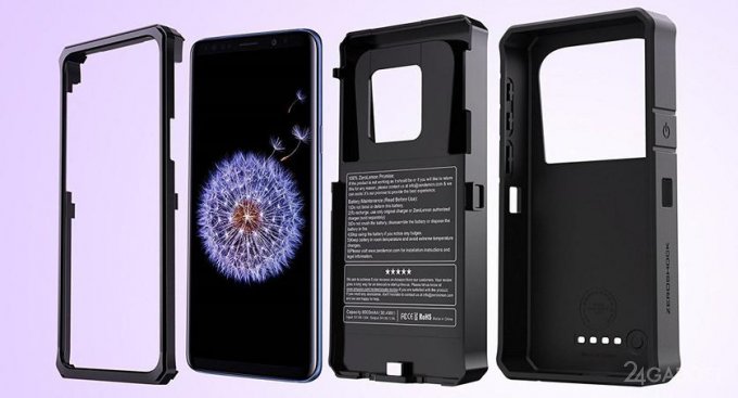 ZeroLemon продает для Galaxy S9+ и S9 чехол с батареей повышенной ёмкости (3 фото)