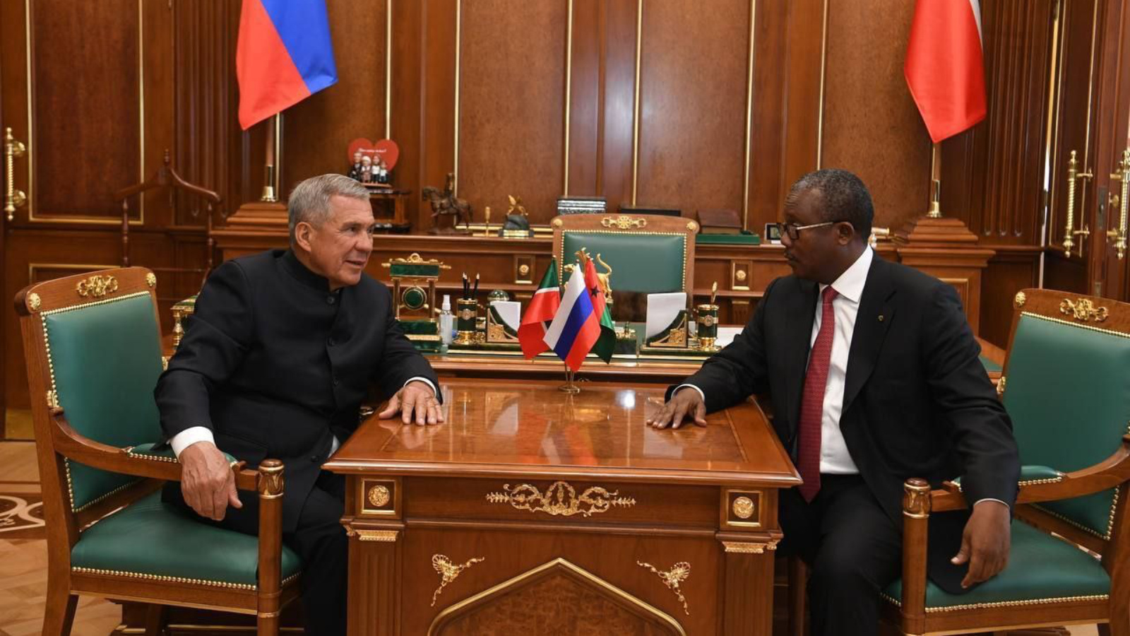 Раис Татарстана Рустам Минниханов встретился с Президентом Гвинеи-Бисау Умару Сисоку Эмбало