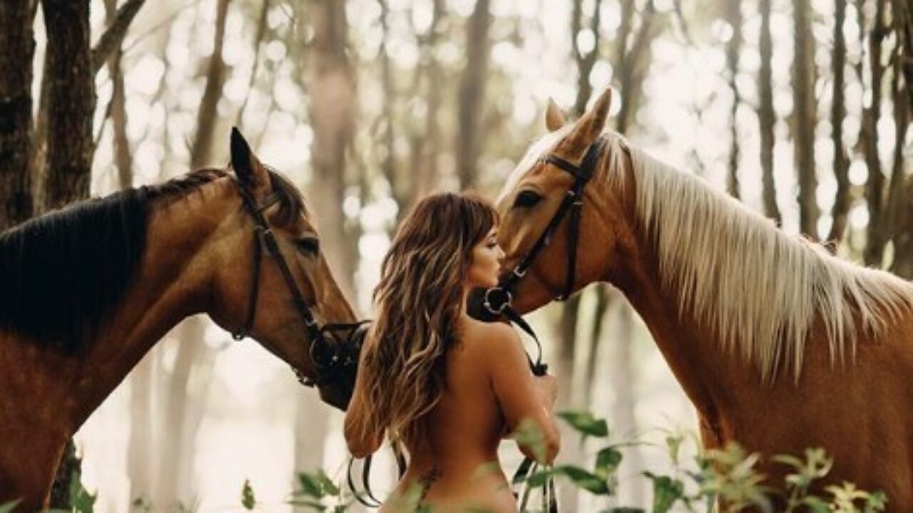 Милые девушки с лошадьми - красота из нашей жизни 