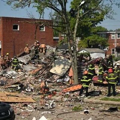Мощный взрыв произошёл в американском городе Балтимор, штат Мэриленд