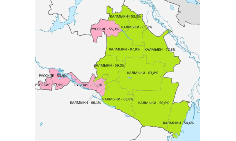 Гугл карта калмыкия