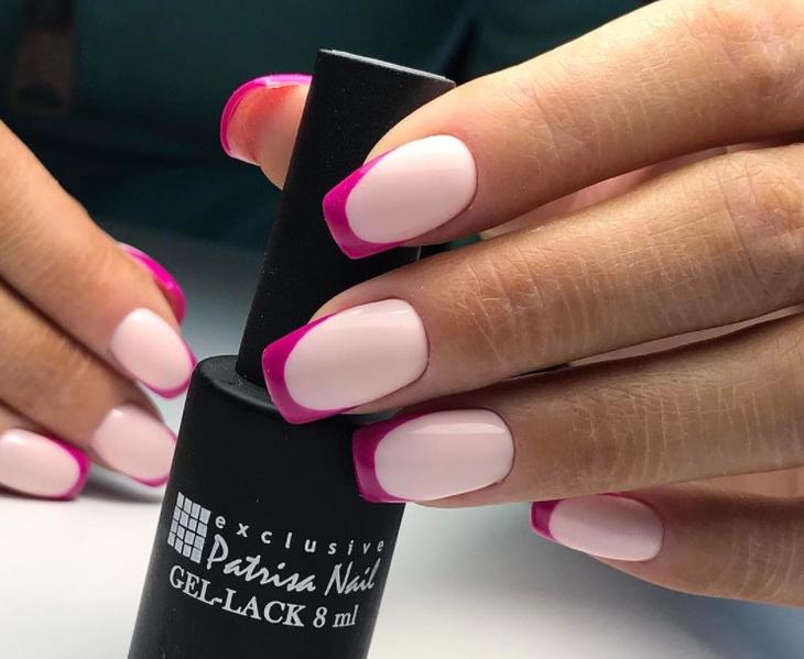 розовый френч фото 10