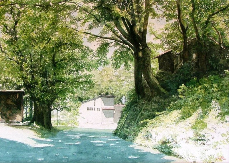 Картины, залитые теплом и светом. Художник Абе Тошиюки 