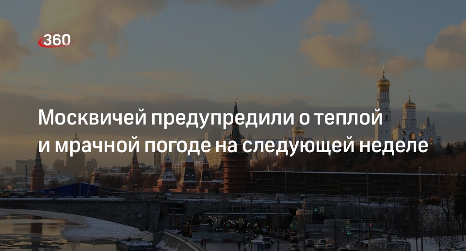 Научрук Гидрометцентра Вильфанд: погода в Москве будет теплой и мрачной до выходных